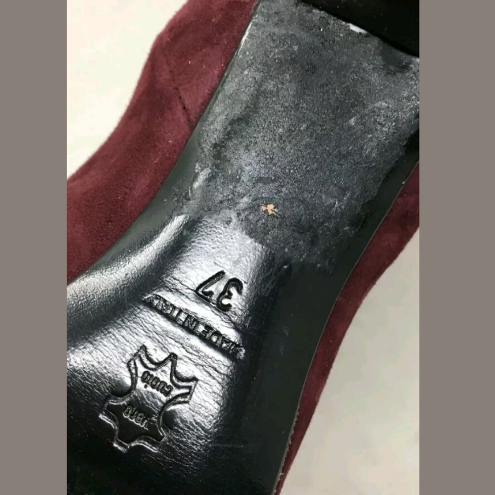 Barneys NY Berry Suede Boots 37 / 6 ITALY - Picture 7 of 8